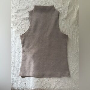 H&M Taupe Sleeveless Knit Top